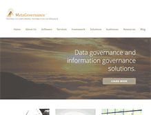 Tablet Screenshot of metagovernance.com